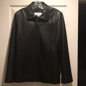 Liz Claiborne leather jacket/coat